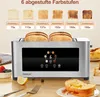 7MAGIC Toaster Edelstahl 4 Scheiben XXL 1400W mit Produktbild-Vorschau 4