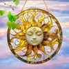 GKA XL Sonnenfänger Sonnengott Sonne 20 cm Buntglas Produktbild-Vorschau 3