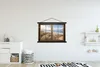 MuchoWow® Textilposter Durchblick - Strand - Holz 150x100 Produktbild-Vorschau 2