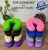 Nackenhörnchen COMFORT Grün Memory Foam Hörnchen Produktbild-Vorschau 1