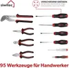 siwitec Werkzeugkoffer, Werkzeugset 95-teilig, CRV Produktbild-Vorschau 3