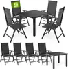 CASARIA® Gartenmöbel Set 4 Stühle mit WPC Tisch 80x80cm Produktbild-Vorschau 1