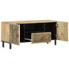 vidaXL Armoire TV 105x33x46 cm bois massif mangue Voir les images du produit 4
