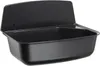 A black plastic sink basin mounted on a wall. Produktbild-Vorschau