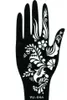 Henna Tattoo Schablone für die linke Hand Produktbild-Vorschau 1