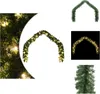 vidaXL Weihnachtsgirlande mit LED-Lichtern 10 m -  Produktbild-Vorschau 1