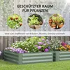 Outsunny Hochbeet Set, 2-TLG. Gartenbeet aus Stahl, Produktbild-Vorschau 4