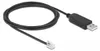 DELOCK Adapterkabel USB Typ-A zu seriell RS-232 RJ9RJ10 2m Produktbild-Vorschau 1