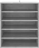 vidaXL Scarpiera grigio cemento 60x35x70 cm materiale a Anteprima dell’immagine prodotto 12