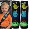 2x HECKBO Kinder Auto Gurtpolster Gurtschutz mit Monster Produktbild-Vorschau 1