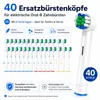 40 kusů náhradních hlavic kompatibilních s kartáčky Oral B Náhled obrázku produktu 5