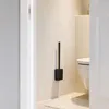 Relaxdays Toilettenbürste Wandmontage, zum Kleben, HxBxT: Produktbild-Vorschau 3