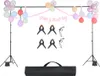 A birthday backdrop setup with balloons and a banner. Náhľad obrázku produktu