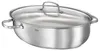 RÖSLE Bräter oval 38cm Elegance Edelstahl / Glasdeckel 8 Produktbild-Vorschau 1