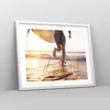 Gerahmtes Poster - Weißer Rahmen - Surfen Strand Freude - Produktbild-Vorschau 8