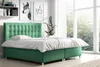 Boxspringbett Schlafzimmerbett ENZO Polyesterstoff Grün Produktbild-Vorschau 1