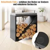 Peviasot Kaminholzregal mit gepolsterter Sitzfläche, Produktbild-Vorschau 6