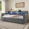 MODFU Lit Gigogne 90x190 cm - Convertible avec Rangement Voir les images du produit 2