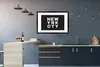 MuchoWow® MuchoWow® Gerahmtes Poster New York - Stadt - Rot Produktbild-Vorschau 5