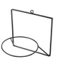 Howhomely porte-plantes support mural noir autour de 22 cm Voir les images du produit 5