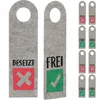 Relaxdays Türschild "Besetzt Frei", 10er Set, WC Schild zum Produktbild-Vorschau 1