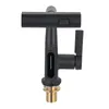A black kitchen faucet with a digital display and a gold threaded connection is shown against a white background. Náhled obrázku produktu