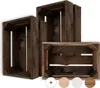 Creative Deco Kleine Holzkiste Wenge | Kiste Holz | 30 x 20 Produktbild-Vorschau 1