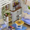 Miniatur mit Moebeln, DIY-Holzbausatz, Mini-Haus, Geschenke Produktbild-Vorschau 7