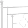 vidaXL Ersatz-Kopfteil Metall Weiß 193 cm Produktbild-Vorschau 5