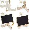 20 STK. Abwischbare Mini Tafel  Klein Holz Kreidetafel mit Produktbild-Vorschau 3