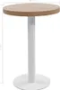 vidaXL Bistrotisch Hellbraun 60 cm MDF Produktbild-Vorschau 4