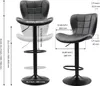 VEVOR Barhocker moderner Thekenhocker aus Kunstleder 2 Stk. Produktbild-Vorschau 9