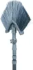 A close-up of a gray telescopic duster with blue bristles against a white background. Podgląd zdjęcia produktu