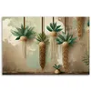 Leinwandbild Boho-Pflanzen 60x40 Feeby Grün bild für die Produktbild-Vorschau 3