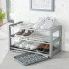 RUCO Schuhregal mit 2 Schmutzfangschalen, Aluminium / Produktbild-Vorschau 7