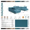 U-Form Ecksofa Magnum U Türkis mit Schlaffunktion und 2 Produktbild-Vorschau 7