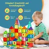 Olvy Magnetische Bausteine 120 Teile – Montessori Produktbild-Vorschau 3