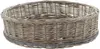 Panier à plateaux en osier Shabby Look gris rond - plateau Voir les images du produit 3