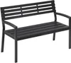 WOLTU Gartenbank für 2-3 Sitzer, 115cm Metall bis 280 kg Produktbild-Vorschau 1