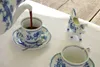 Kávový šálek s podšálkem, cibulák, 150 ml, porcelán Leander Produktbild-Vorschau 2