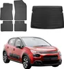Tapis & bac de coffre Set pour Citroen C3 bicorps 2016-2024 Voir les images du produit 13