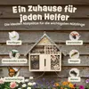 Insektenhotel Wetterfest Metalldach zooprinz | Massivholz | Produktbild-Vorschau 7