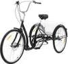 26'' Dreirad Erwachsene 3 Räder Fahrrad 6 Gang Bike Mit Produktbild-Vorschau 9
