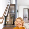 Cancelletto di sicurezza per scale - 76-104 cm - nero e Anteprima dell’immagine prodotto 2
