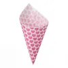 Spitztüten, 100 Stück, 250 gr. Herzen pink Produktbild-Vorschau 2