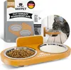 VAYPET Doppel-Katzennapf erhöht 2x300ml Edelstahl Produktbild-Vorschau 1