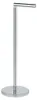 WENKO Stand Toilettenpapierhalter 2 in 1 Glänzend Edelstahl Produktbild-Vorschau 1