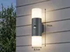 Moderne LED Außenwandleuchte Up and Down mit Produktbild-Vorschau 4