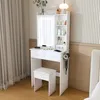 Kleine make-up tafel met LED-verlichting, Productafbeelding-voorbeeld 3