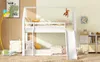 MODFU Lit superposé d'enfant 90x200cm avec toboggan, lit Voir les images du produit 6